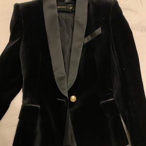 BALMAIN x HM velvet/velour blazer 34